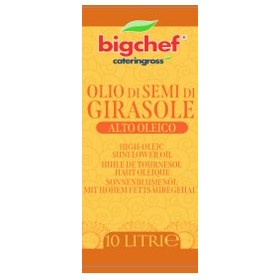 OLIO GIRASOLE ALTOLEICO 'BIG CHEF' LT.10